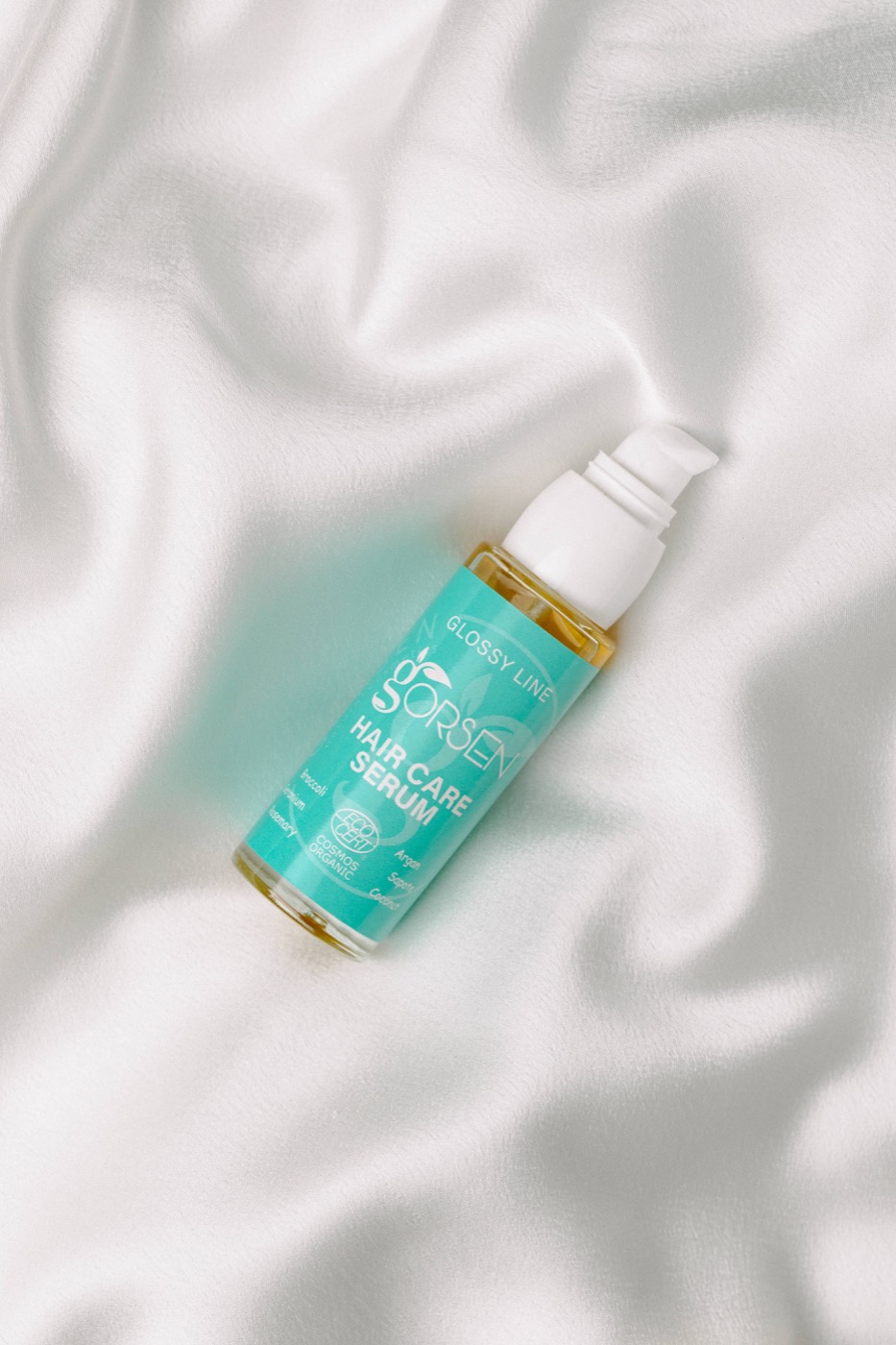 Gorsen hair care serum na bijeloj tkanini
